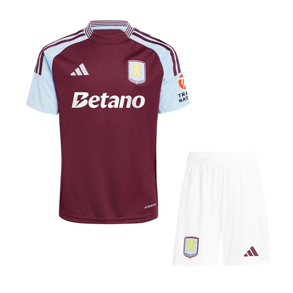 Camiseta Aston Villa 1st Niño 2024-2025